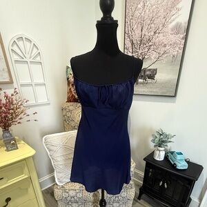 PINK Victoria's Secret Blue Babydoll Mini Dress Cocktail
